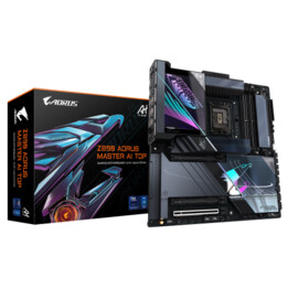 Gigabyte Z890 Aorus Master Ai Top board, intel,1851,z890,4ddr5,256gb,2thunderbolt,4sata3+4m.2,2lan10gb+wifi7+bt5.4,14usb3.2,e-at