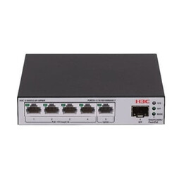 H3c Ls-1600v2-6p-hpwr-gl Managed Switch L2 Gigabit Ethernet (10/100/1000) Power over Ethernet (poe) Gray, Black