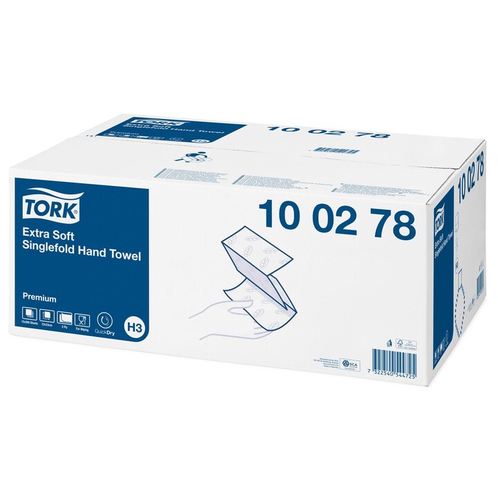 Toallas de papel TORK premium de 2 capas