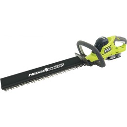 Ryobi RHT1850H25HS, 18V/AC Hybrid Heckenschere, 50cm Diamantgeschliffene Klinge, Grün/Schwarz