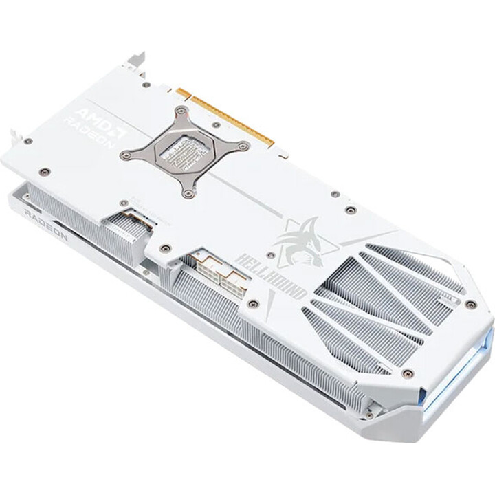 Scheda grafica Powercolor Hellhound Spectral AMD Radeon RX 9070 XT bianca 16GB GDDR6