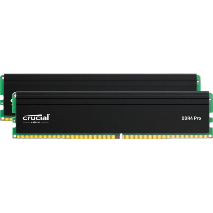 Crucial Pro CP2K32G4DFRA32A Kit di memoria DDR4-3200 64GB (2x32GB) Nero