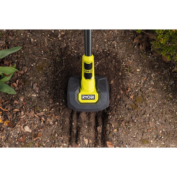 Ryobi RY18HCA-120, Kit Cultivateur à main 18V ONE+, Batterie 2.0Ah incluse, Vert/Noir