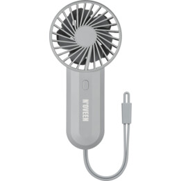 Noveen F220 USB rechargeable handheld fan grey