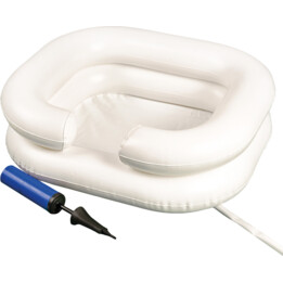 Inflatable headwash pool