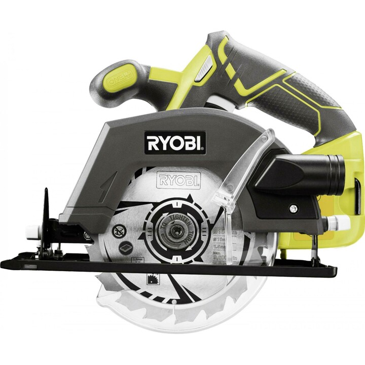 Ryobi R18CSP-0, 18V ONE+ Scie circulaire à déligner 150mm, base en acier robuste, vert/noir