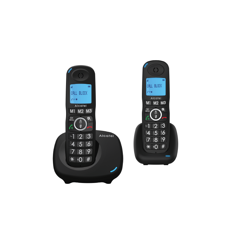 ALCATEL TELEFONO DEC XL535 DUO NEGRO - Imagen 1