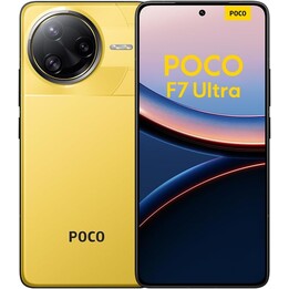 Xiaomi Poco F7 Ultra, 12+256GB, 50MP, 120 Hz AMOLED Display, 5300 mAh Battery, 120W HyperCharge, HyperAI, Amarillo