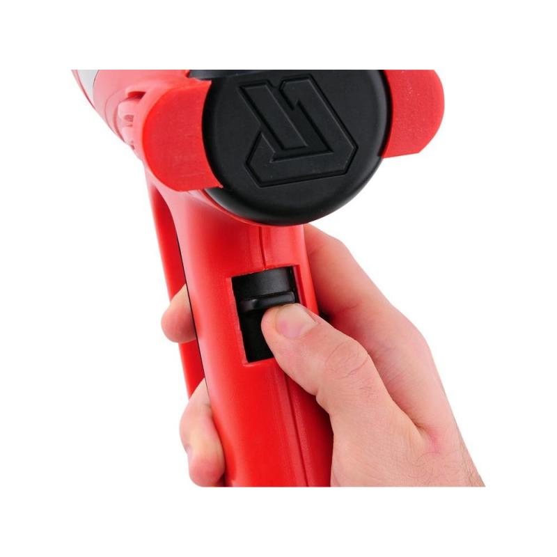Yato YT-82288 pistola de calor Pistola de aire caliente 500 l/min 550 °C 2000 W Negro, Rojo