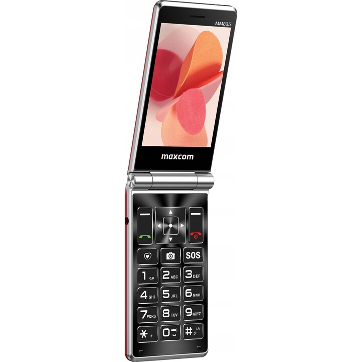 Teléfono Móvil Maxcom Comfort MM835 para Personas Mayores/ 4G/ Rojo