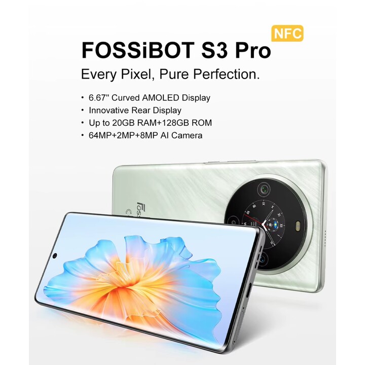 Fossibot S3 Pro 6GB/128GB Preto