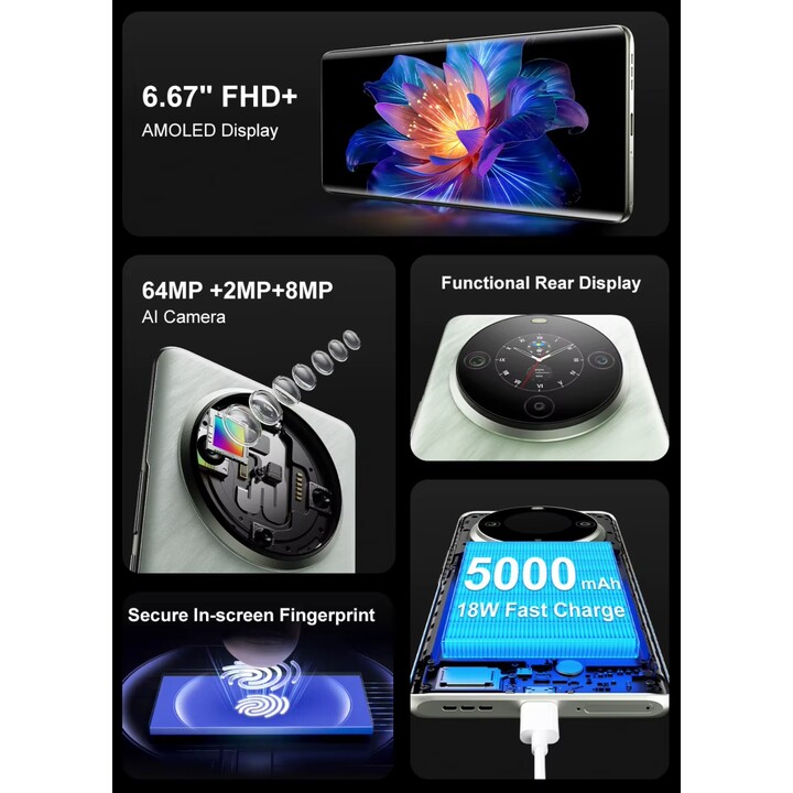 Fossibot S3 Pro 6GB/128GB Preto