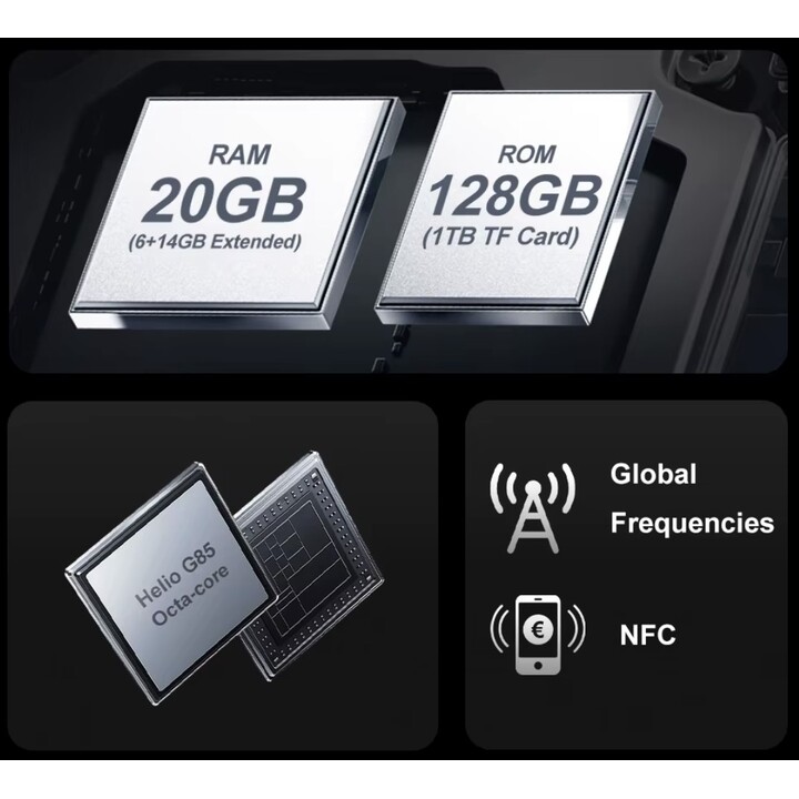 Fossibot S3 Pro 6GB/128GB Preto