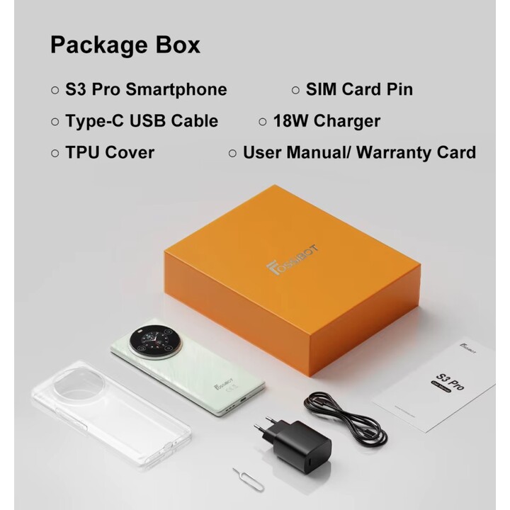 Fossibot S3 Pro 6GB/128GB Preto