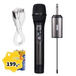Microfono dinamico wireless DNA FU VOCAL SET
