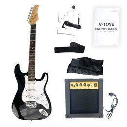 Guitarra elétrica V-TONE ESST39 BK 4/4 stratocaster