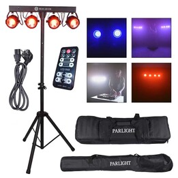 LIGHT4ME LED BAR COB PAR 4x30W com suporte e capa