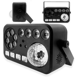 LIGHT4ME PARTY V effetto luce multifunzionale LED RGBW-UV 6