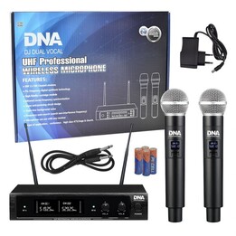 Microfoni vocali wireless DNA DJ DUAL VOCAL