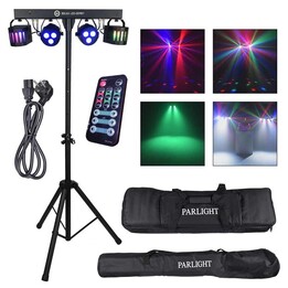 LIGHT4ME LED-BAR DERBY PAR Beleuchtungsset