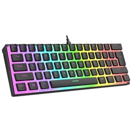 Wired Mechanical Keyboard - Rampage Radiant K11 Black RGB