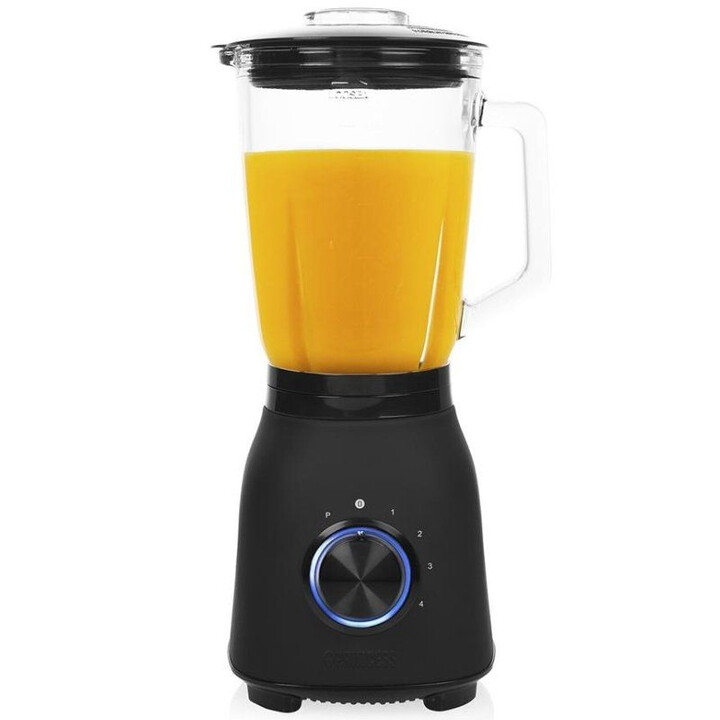 Mixeur Princess Black Steel 212092, 1 000 W, 4 vitesses, capacité de 1,5 L