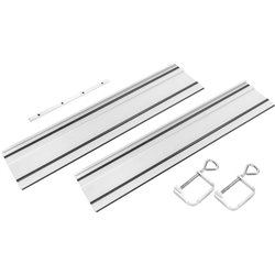 Carriles guía 2 x 700 mm, conector, 2 abrazaderas