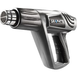Hot Air Gun 2000W, Temp I: 50c, II: 350C, III: 550C, Luftfluss I: 150, II: 300, III: 500 l/min in BMC mit Zubehör 5 Stücke