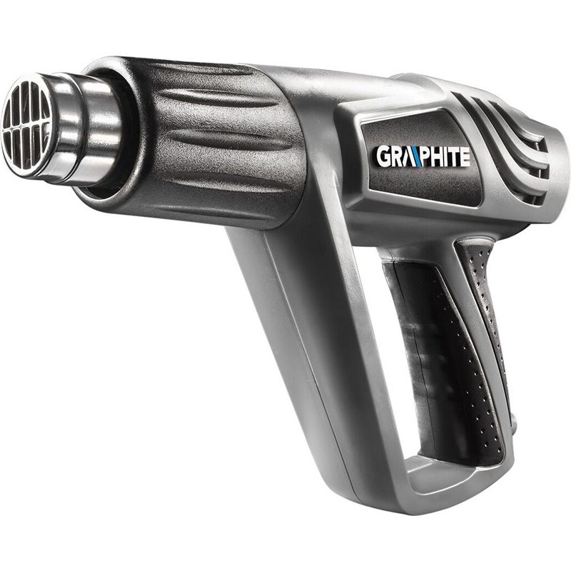 Pistola de aire caliente 2000W, temp. I:50C, II: 350C, III: 550C, caudal de aire I:150, II:300, III:500 l/min en BMC 