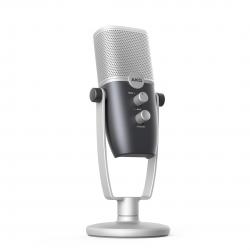 AKG Ara - micrófono profesional de condensador USB, azul-plata