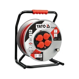 Yato YT-8107 Enrolador de cabo CA de 4 saídas 40 m
