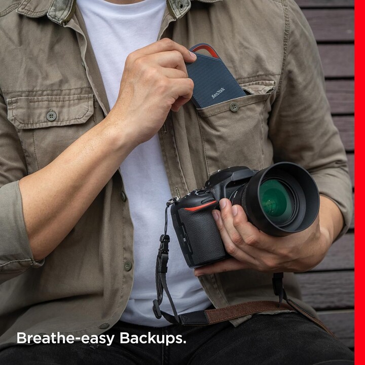 SSD externo|SANDISK|Extreme Pro|4 TB|USB-C|Velocidade de gravação 3700 MBytes/seg|Velocidade de leitura 3800 MBytes/seg|SDSSDE82