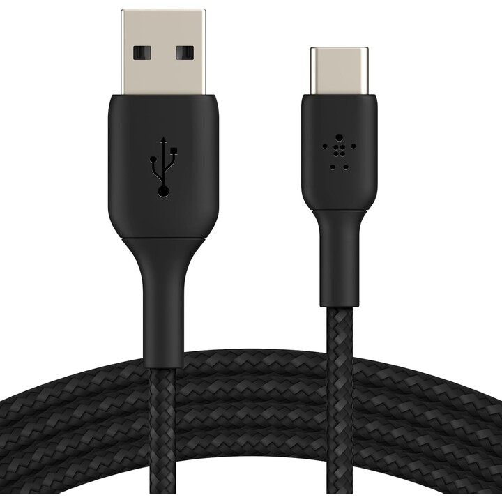 USB-C to USB A braided cable