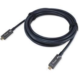 Cabo óptico ativo USB-C para C, M/M, 5,0 m, PD 60 W, 4K/60 Hz, 10 Gbps, vídeo+dados+PD