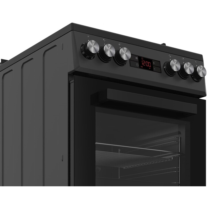 Beko FSM 51330 DAOT Black Freestanding Electric Gas Cooker