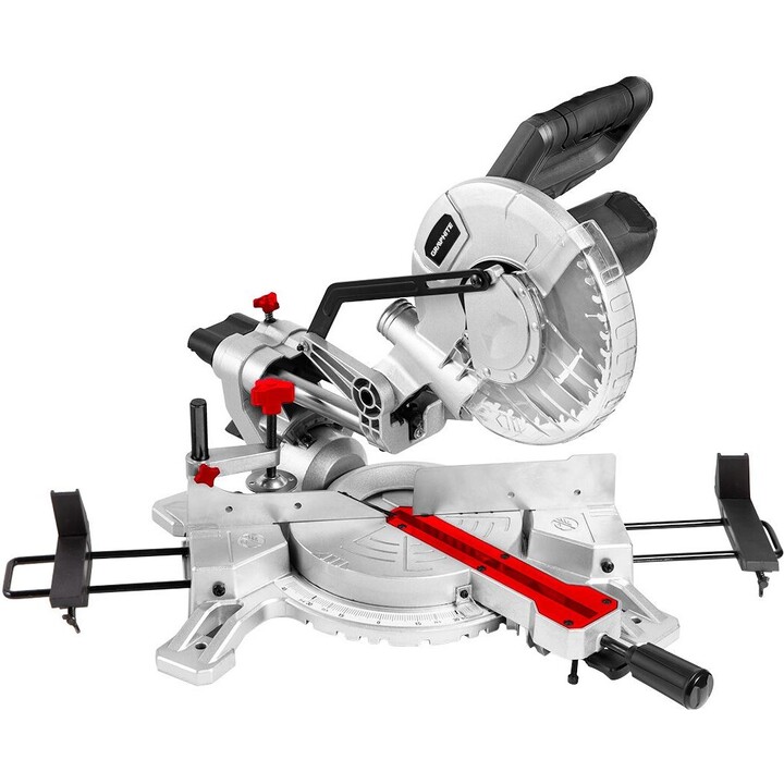 Graphite 58GE121, 18V Energy+ Schiebe-Gehrungssäge, 210mm Klinge Präzisionsschnitt, Grau