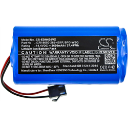 Batteria per Deebot 600/601 14,8V 2600 mAh li-ion