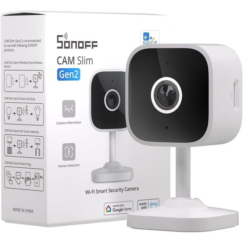 Sonoff CAM-S2 (Gen. 2) Full HD WiFi Blanc