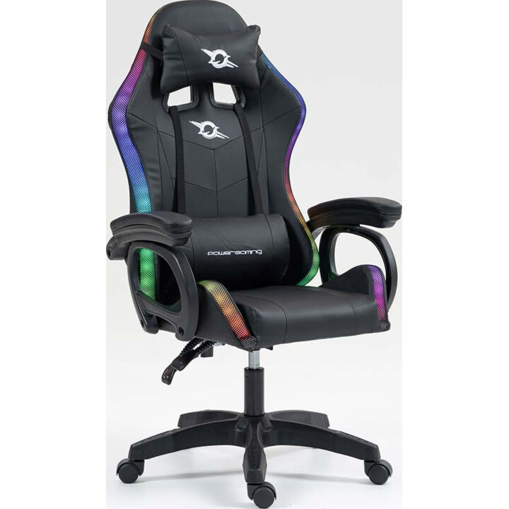PowerGaming LED RGB Silla Negro