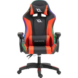 PowerGaming LED RGB Chaise Noir+Rouge