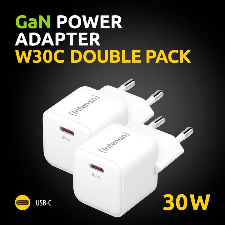 INTENSO W30C² Cargador de corriente USB-C blanco