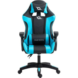 PowerGaming Silla Altavoz Masaje Negro+Azul