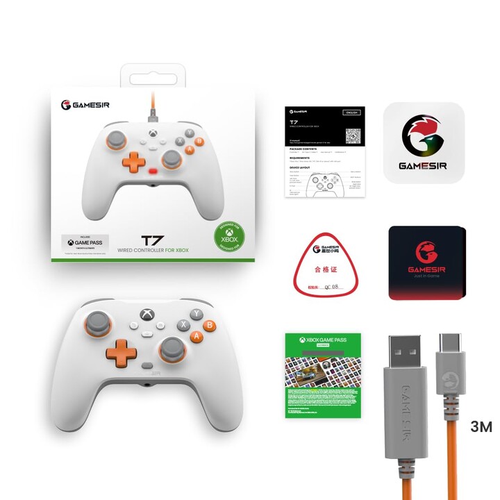 GameSir T7 Controller Weiß - Gamepad XBOX / PC