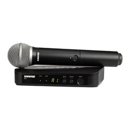 Shure BLX24E/PG58-H8E - Sistema vocale wireless con microfono PG58