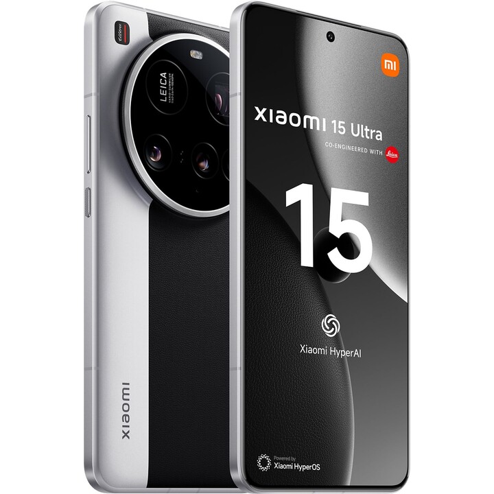 Xiaomi 15 Ultra, 16+1TB, Leica Summilux Optical Lens, Snapdragon 8 Elite, 6,73 120 Hz WQHD+ Amoled Display, Chrom Silber