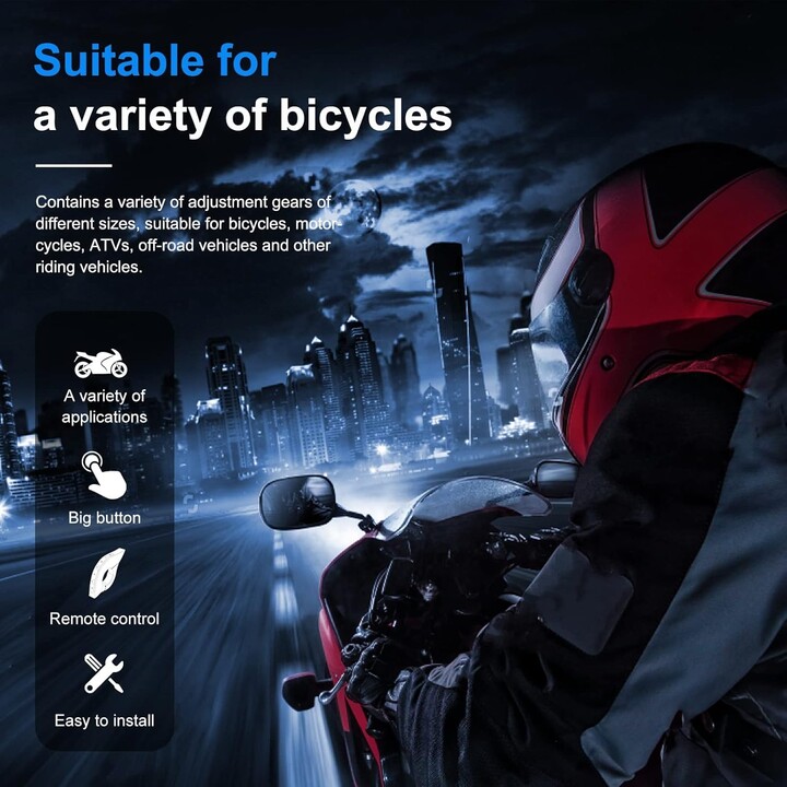EJEAS EUC Motorcycle Handlebar Remote Controller Black