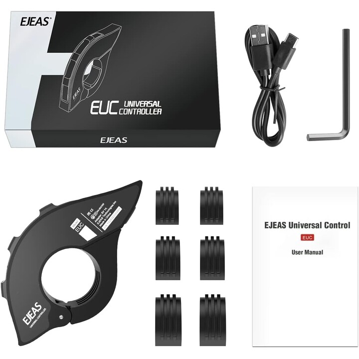 EJEAS EUC Télécommande de guidon de moto Noir