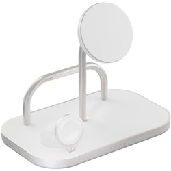 Zens 4 en 1 cargador inalámbrico blanco