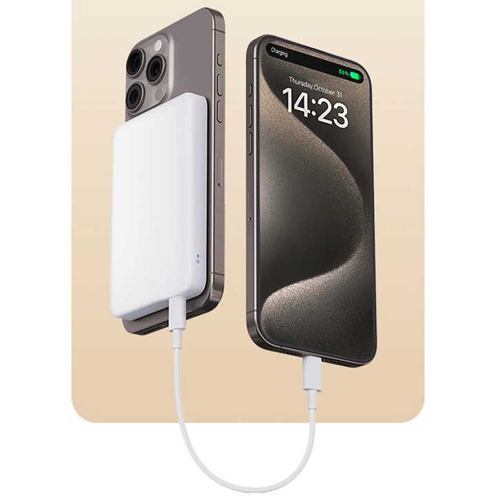 Xiaomi Magnetic Power Bank 5000mAh - Batterie Portable 20W avec MagSafe