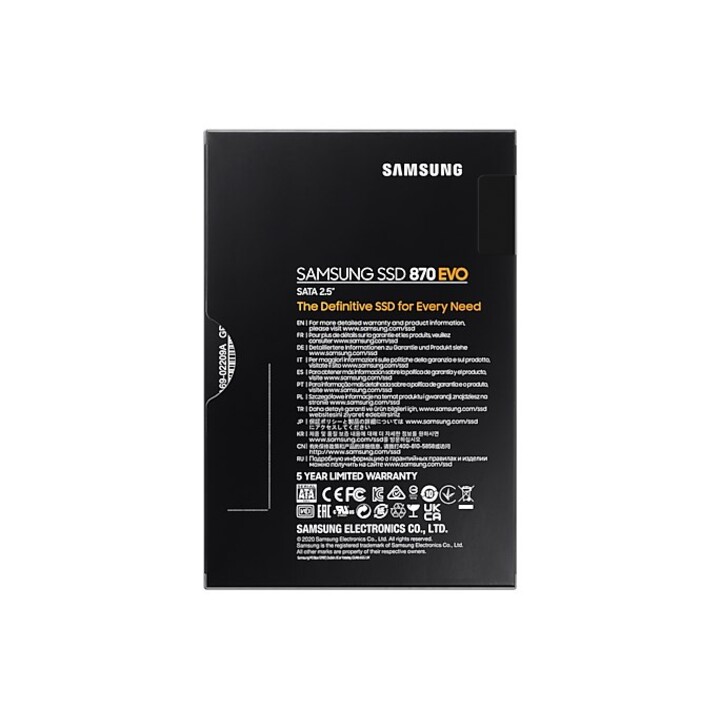 Samsung 870 EVO 500 GB 2,5" Serial ATA III V-NAND MLC